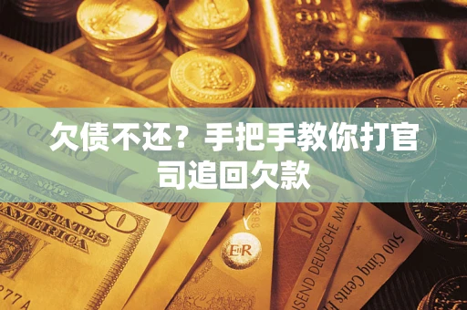 武汉欠债不还？手把手教你打官司追回欠款