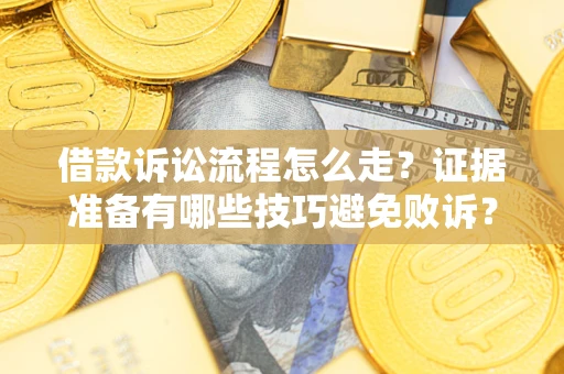 武汉借款诉讼流程怎么走？证据准备有哪些技巧避免败诉？