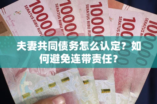武汉夫妻共同债务怎么认定？如何避免连带责任？