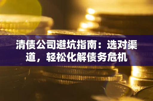 武汉清债公司避坑指南：选对渠道，轻松化解债务危机