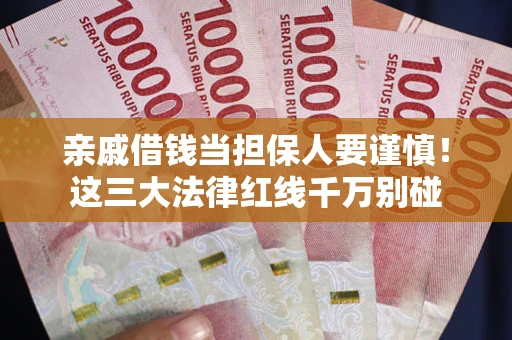 武汉亲戚借钱当担保人要谨慎！这三大法律红线千万别碰