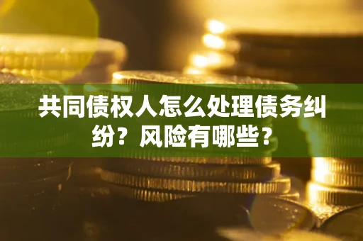 武汉共同债权人怎么处理债务纠纷？风险有哪些？