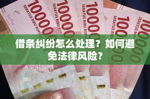武汉借条纠纷怎么处理？如何避免法律风险？